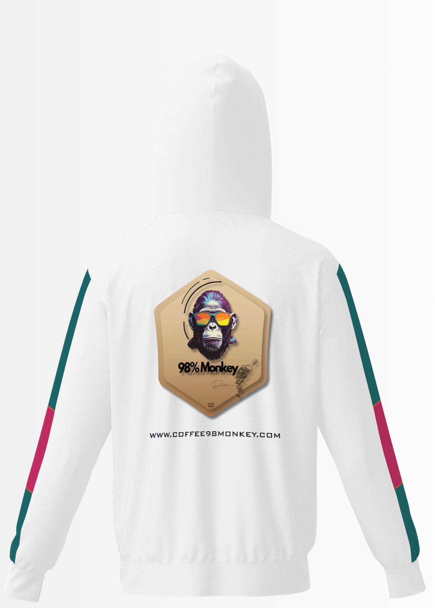 Offizielles 98% Monkey Kapuzen-Sweatshirt – Limitierte Edition