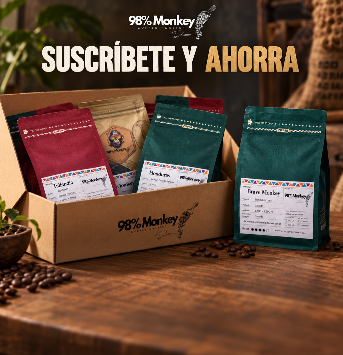Brave Monkey – Unser Hauskaffee