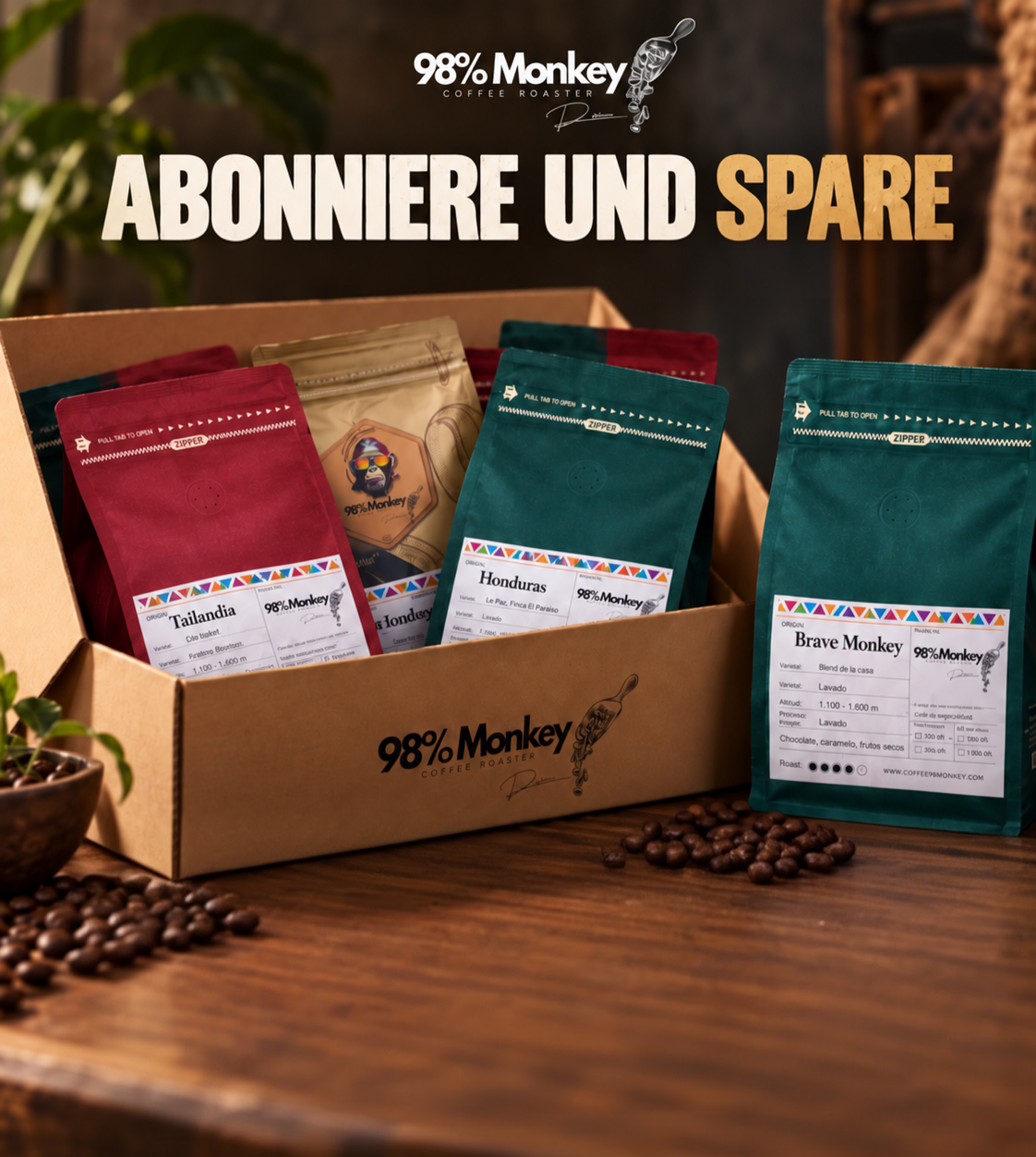 Brave Monkey – Unser Hauskaffee