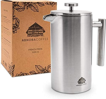 French Press aus Edelstahl 1L