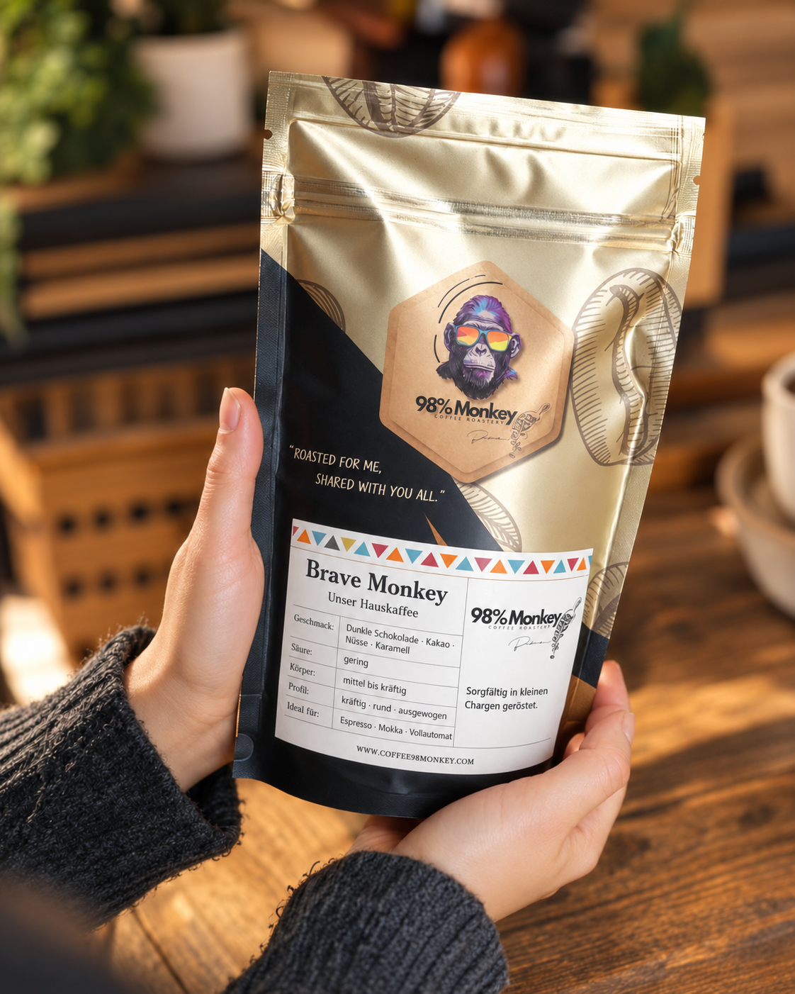 Brave Monkey – Unser Hauskaffee