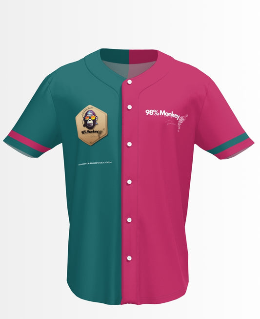 Offizielles 98% Monkey T-Shirt – Baseball-Edition